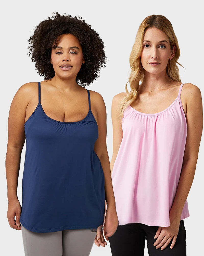 SheShape® Women’s Fly Free Cooling Cami with Built-in Bra