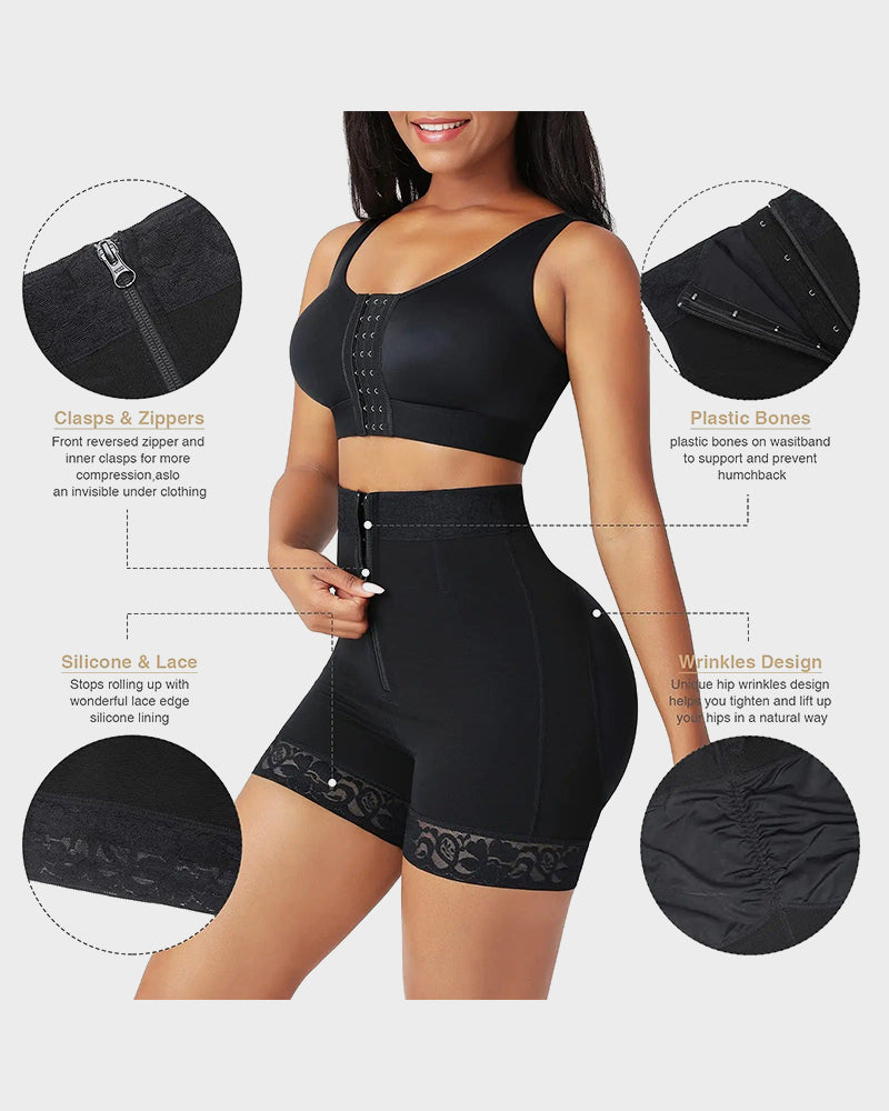 SheShape® Boned Sculpt High Waist Shorts