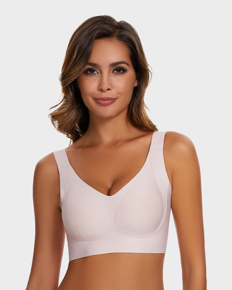 Soutien-gorge gainant sans fil SheCurve® Daily Comfort Rose 