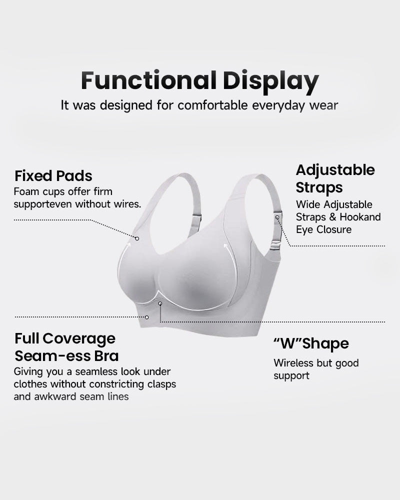 Daily Comfort Wireless Shaper Bra-Skin