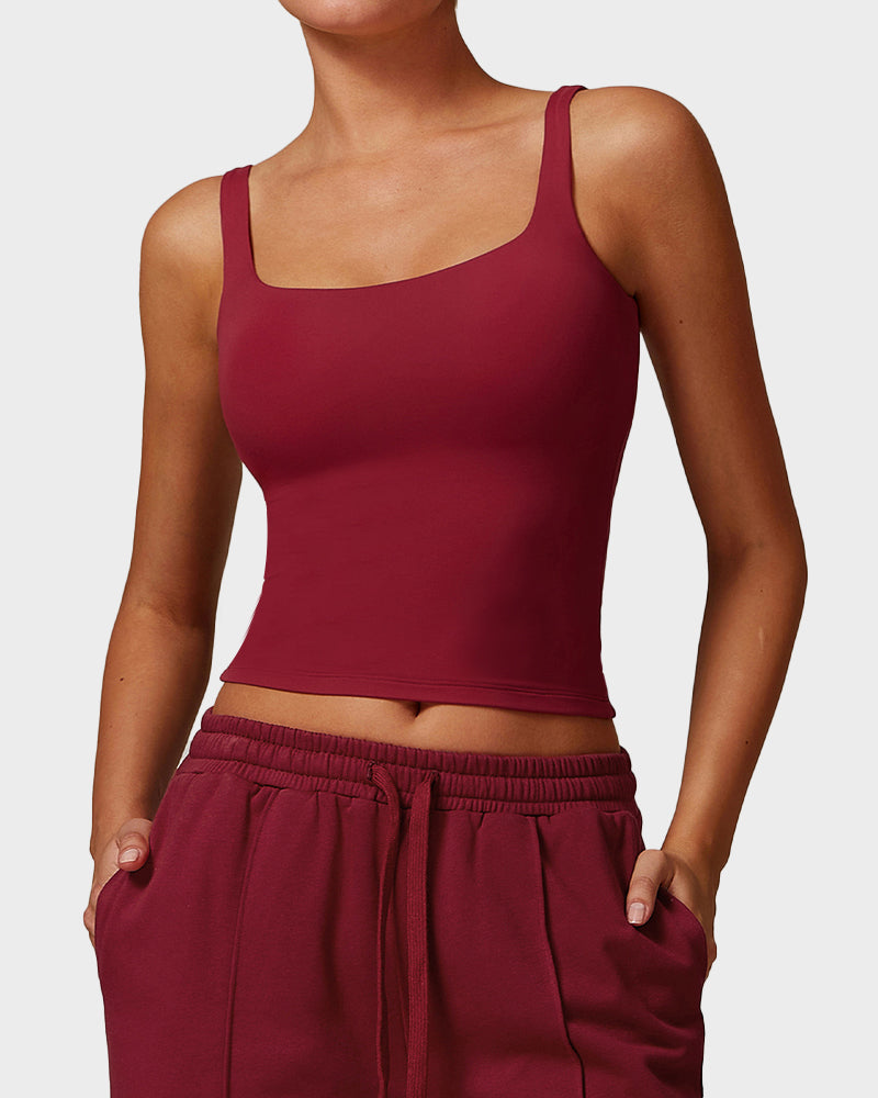 Seamless Padded Quick-Dry Fitness Tank Top