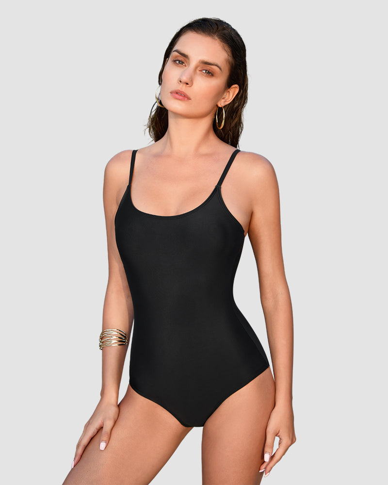 Maillot de bain sculptant avec corset à lacets dans le dos