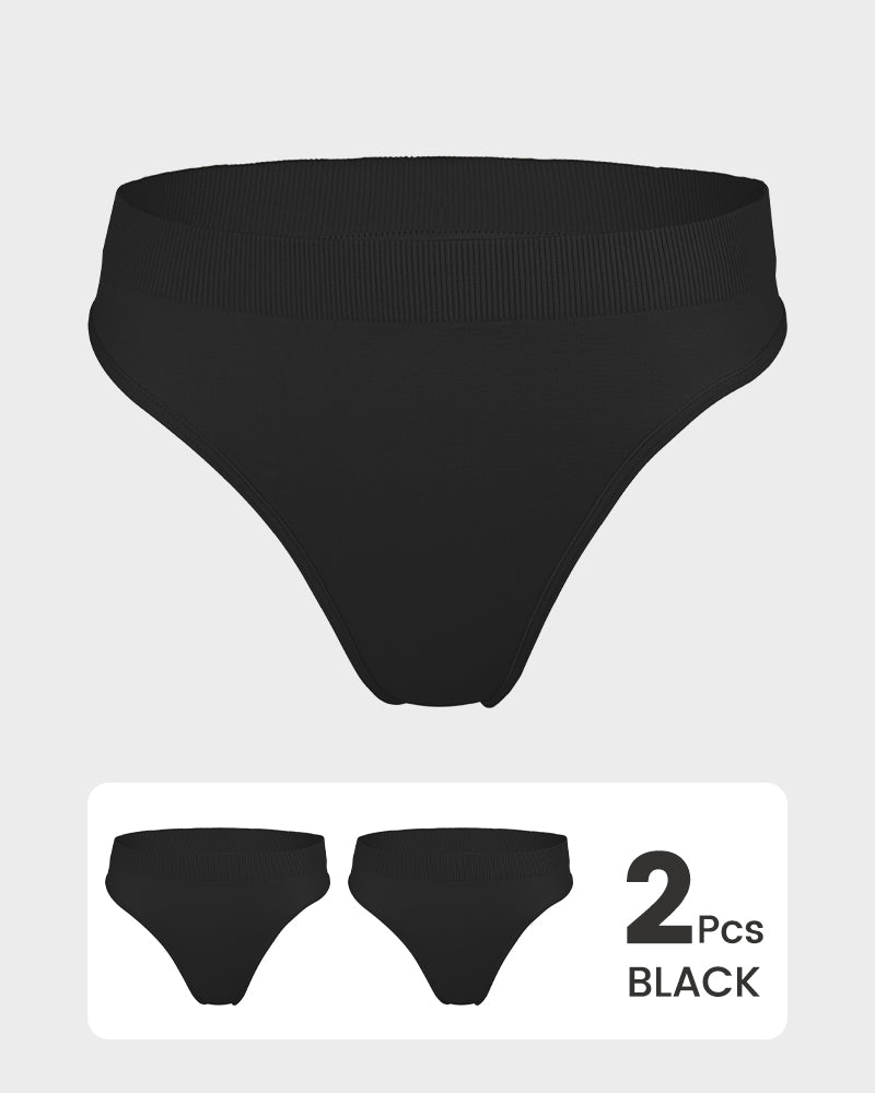 Culotte tanga confortable sans coutures (lot de 2) 