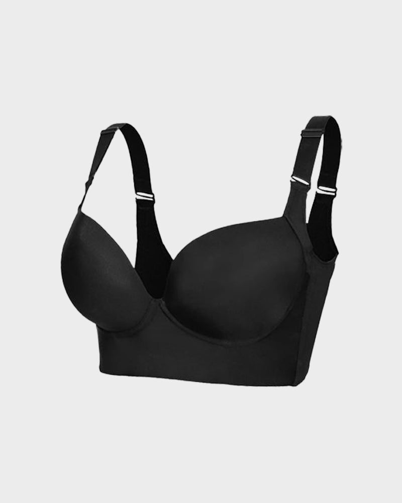 Sujetador push-up que suaviza la espalda SheCurve® - Negro y beige (PAQUETE DE 2)