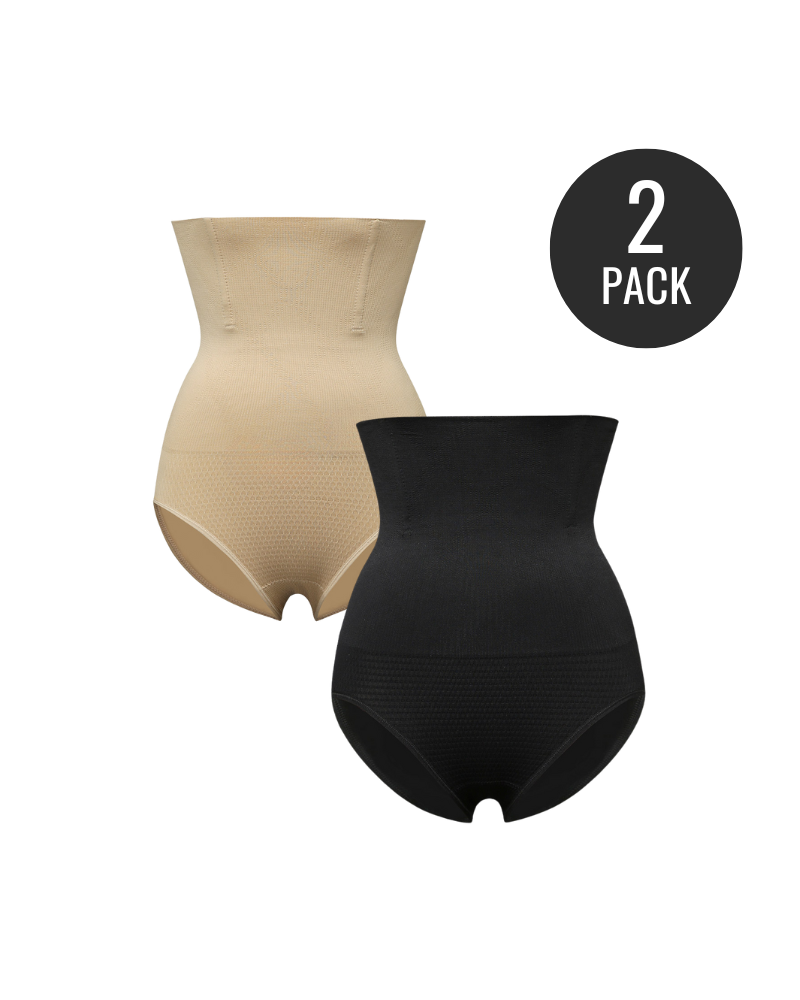 Culotte gainante taille haute SheCurve® Firm Sculpt à effet liftant toute la journée (lot de 2)