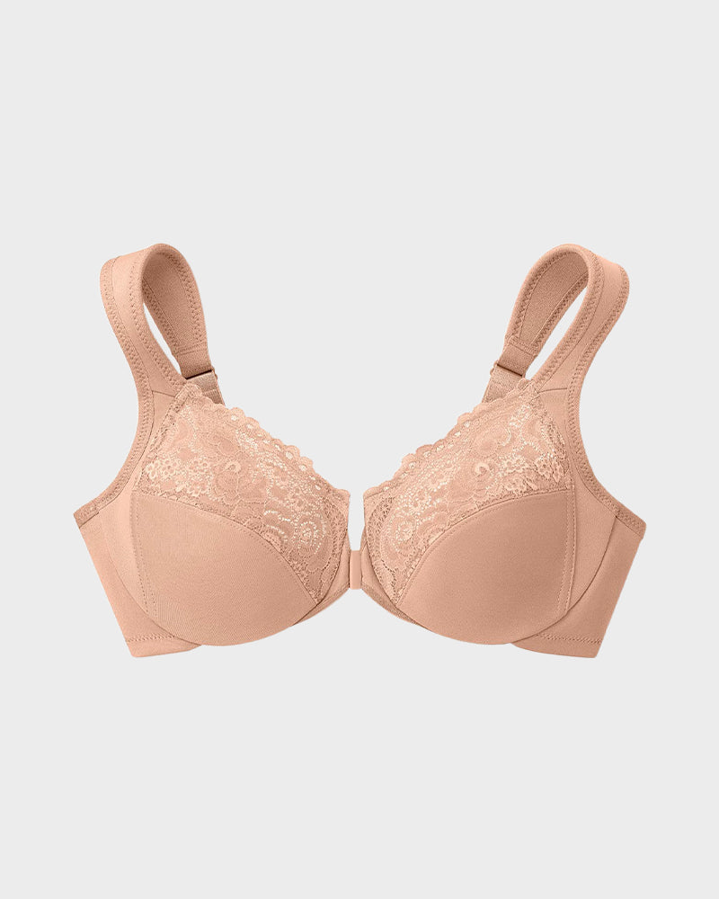 Nouveau soutien-gorge en dentelle à fermeture frontale SheCurve® (achetez-en 2 et obtenez 10 % de réduction, achetez-en 3 et obtenez 15 % de réduction)