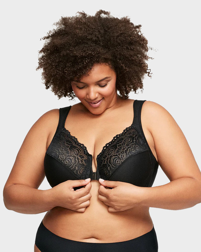 Nouveau soutien-gorge en dentelle à fermeture frontale SheCurve® (achetez-en 2 et obtenez 10 % de réduction, achetez-en 3 et obtenez 15 % de réduction)