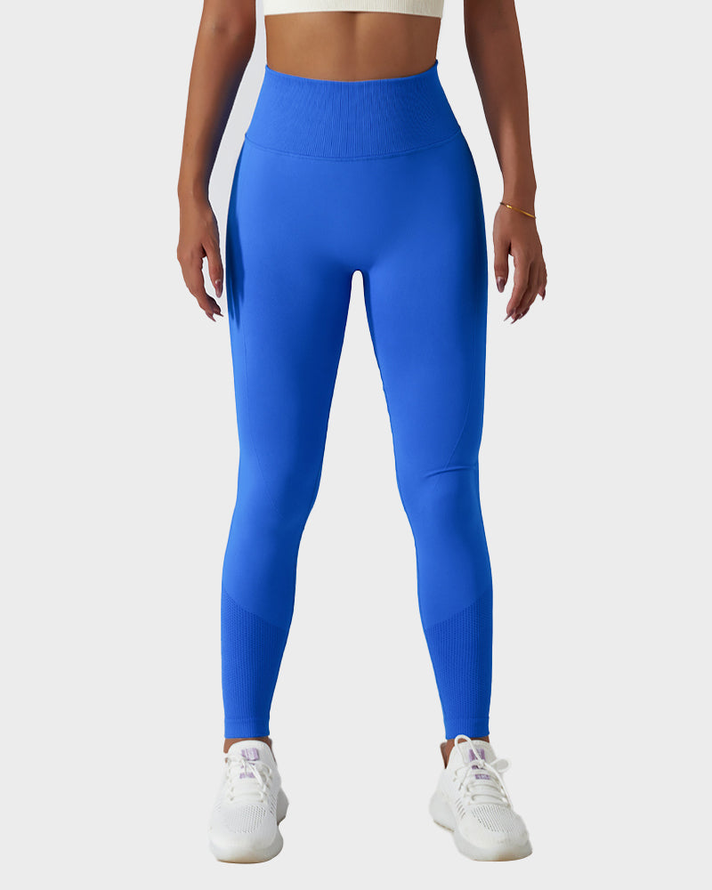 Leggings de fitness respirants en tricot sans couture pour soulever les fesses