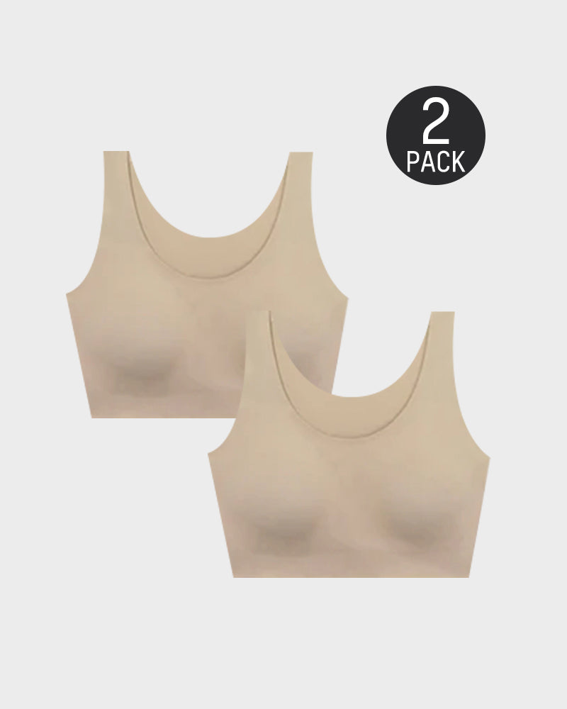 Ultra Comfort Wirefree Bra(2 pieces）