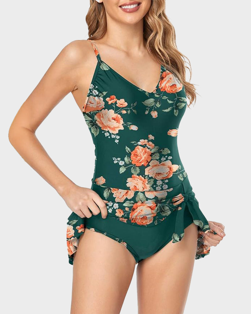 Maillot de bain une pièce taille plus slim à effet gainant pour femme SheCurve® 