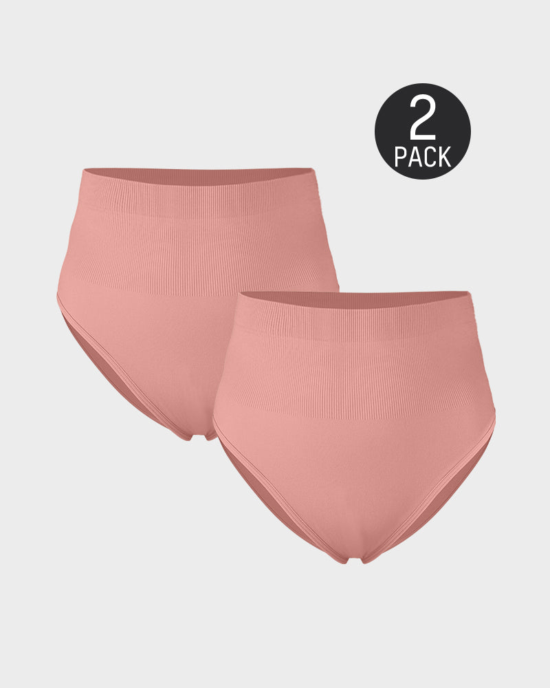 Culotte gainante taille moyenne (lot de 2) 