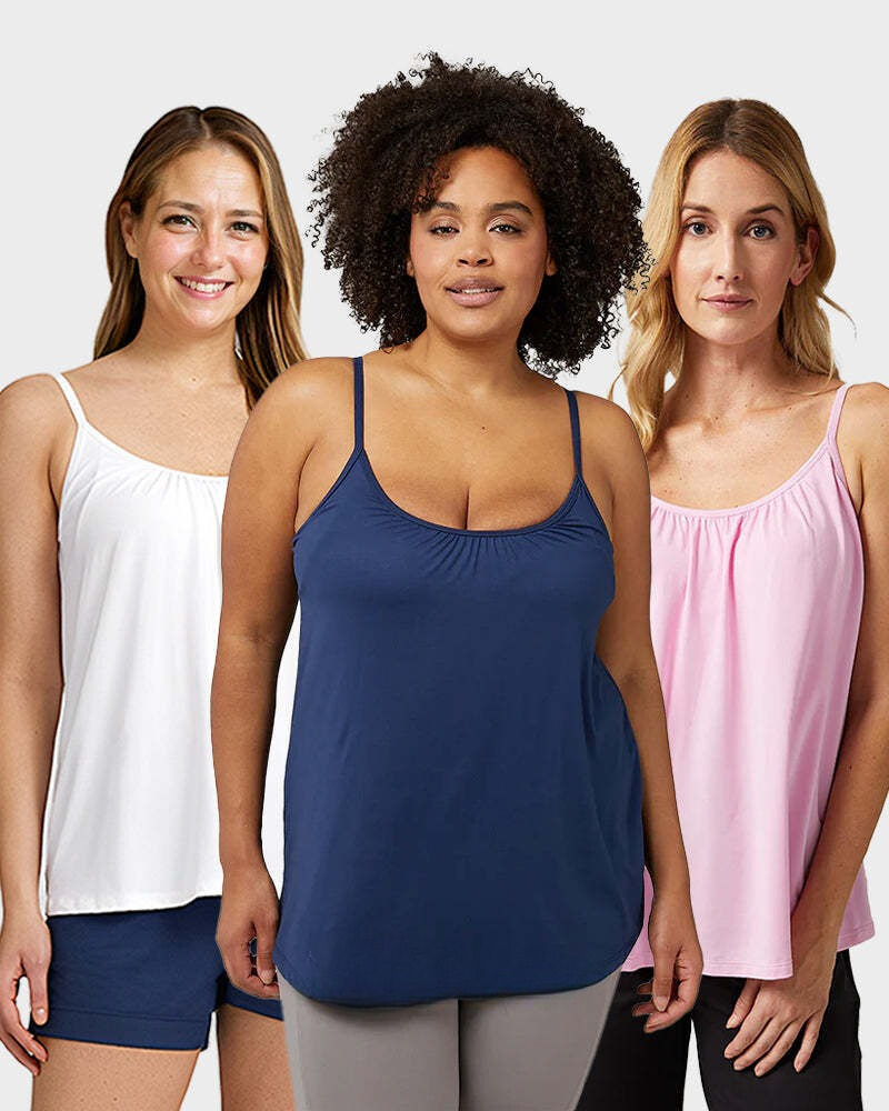 Camisole rafraîchissante Fly Free pour femme avec soutien-gorge intégré SheCurve®