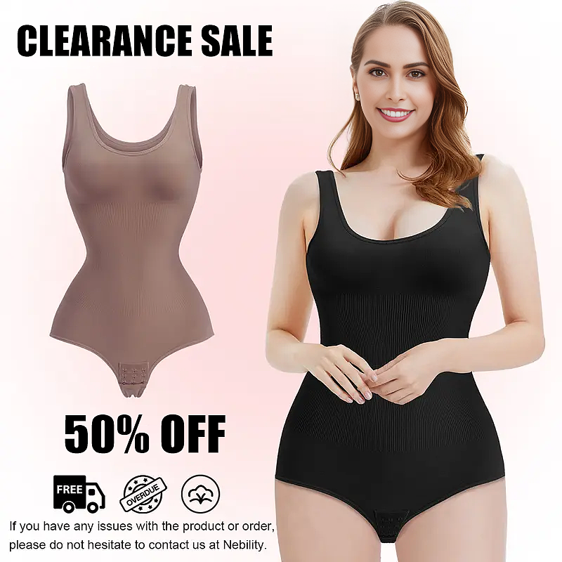 SheShape® Smoothing Seamless Tank Top Bodysuit Tummy Control Shapewear