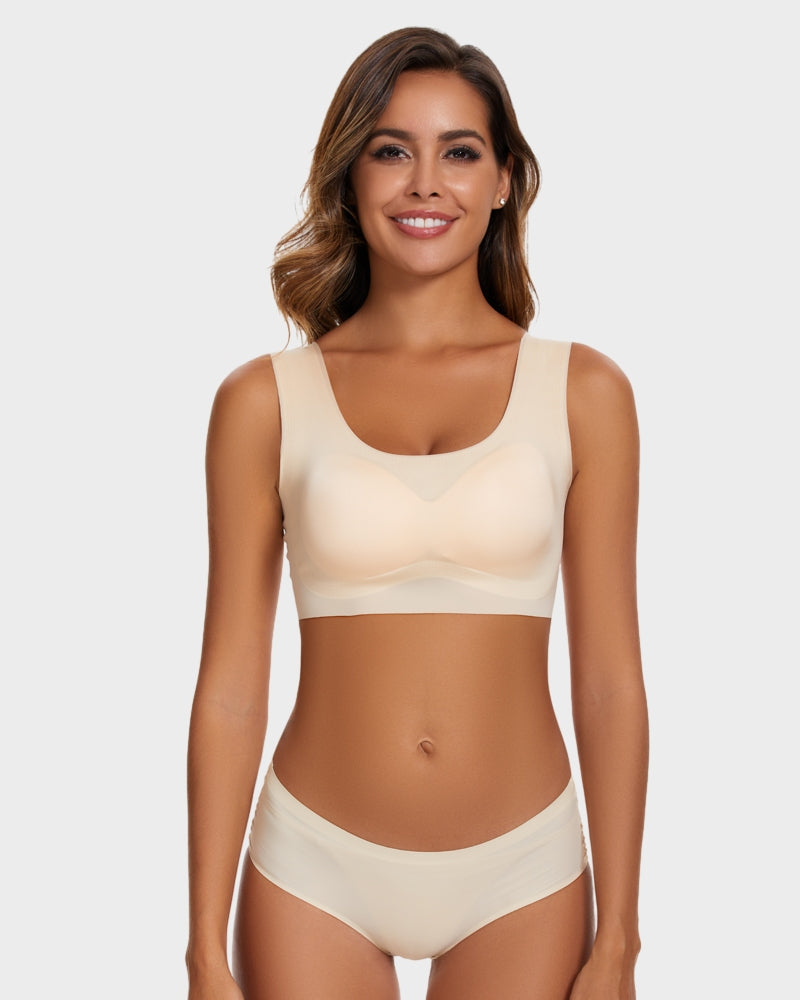 Ultra Comfort Wirefree Bra(2 pieces）