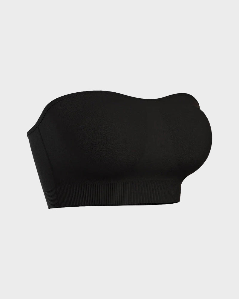 Non-Slip Bandeau Seamless Wireless Strapless Bra