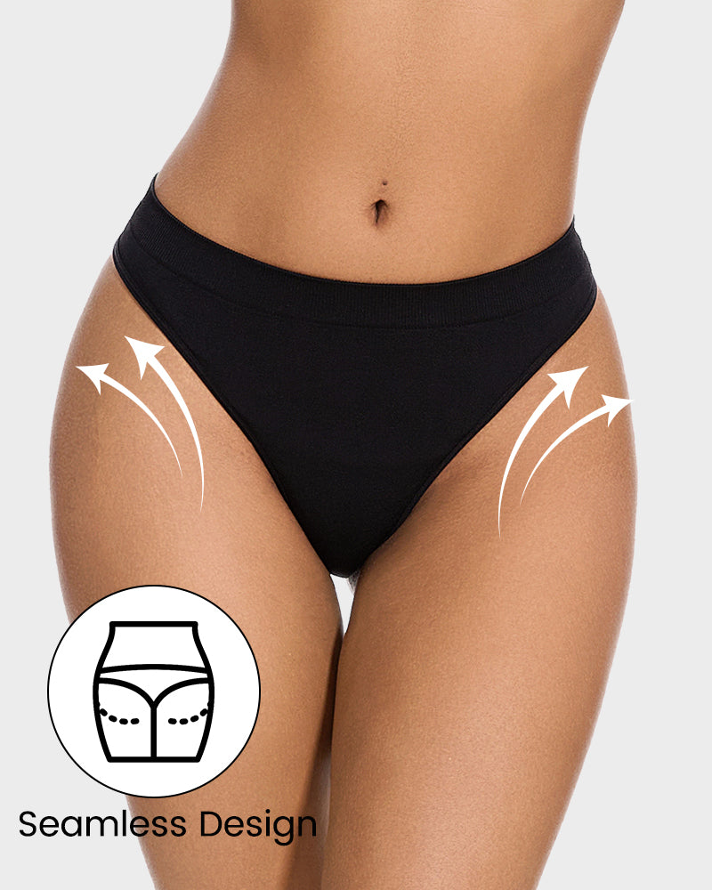 Culotte tanga confortable sans coutures (lot de 2) 