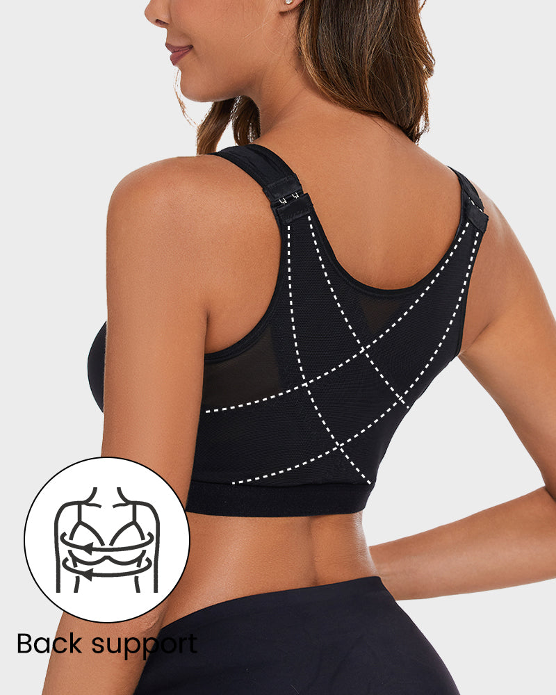 Soutien-gorge de maintien du dos en forme de X souple SheCurve® 