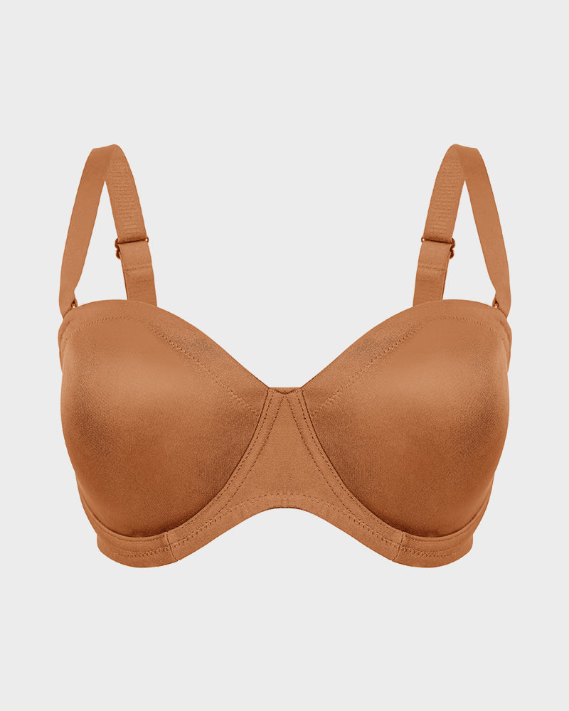 Soutien-gorge push-up confort non doublé avec bretelles amovibles