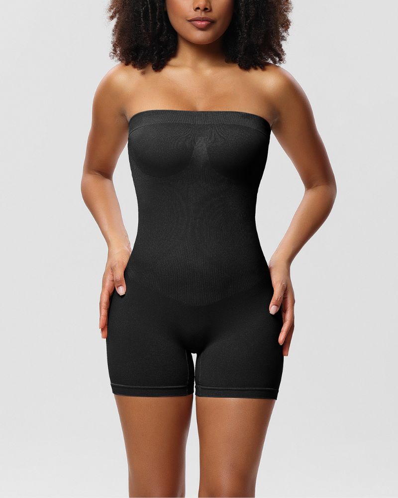 Strapless Slip Shapewear Bodysuit