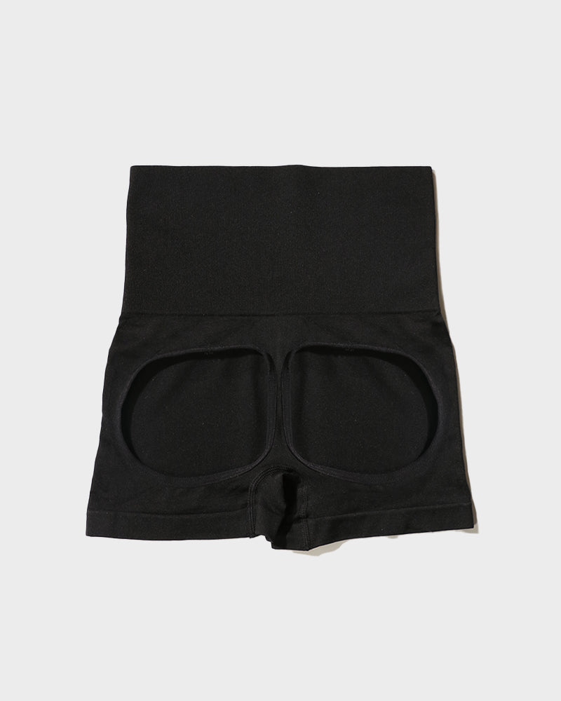 High Waist Cut Out Butt Lifting Shorts