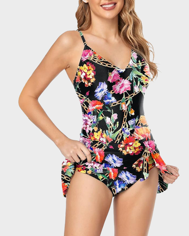 Maillot de bain une pièce taille plus slim à effet gainant pour femme SheCurve® 