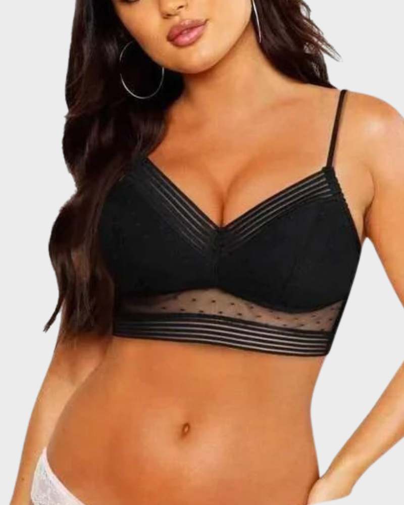 Soutien-gorge en dentelle douce à bande extensible extra-large