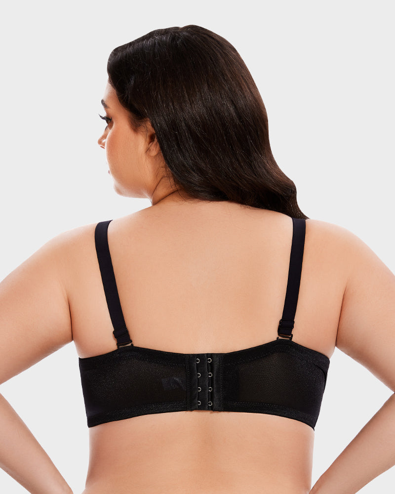 Soutien-gorge push-up confort non doublé avec bretelles amovibles