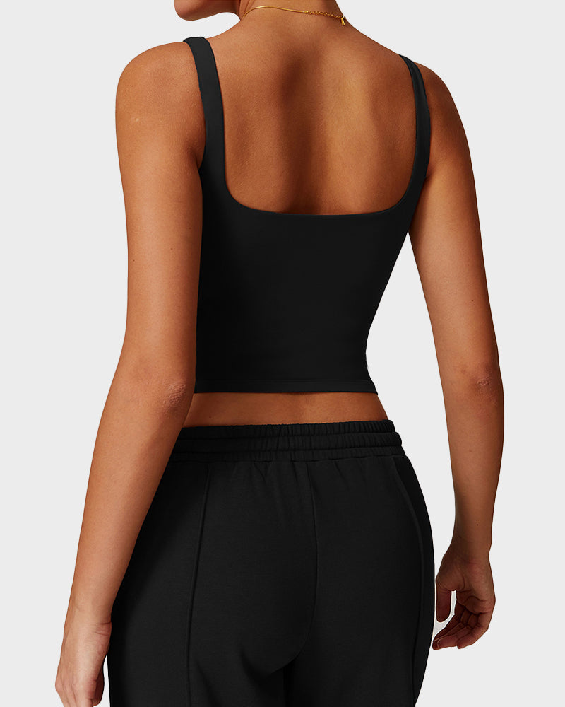 Seamless Padded Quick-Dry Fitness Tank Top