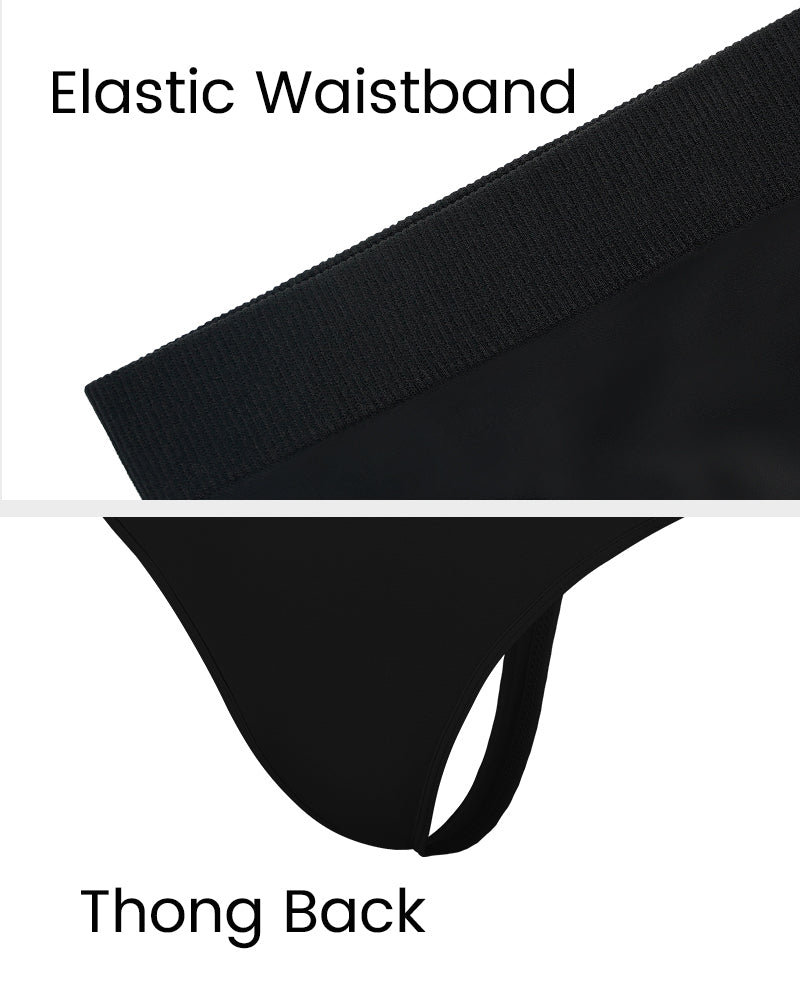 Culotte tanga confortable sans coutures (lot de 2) 