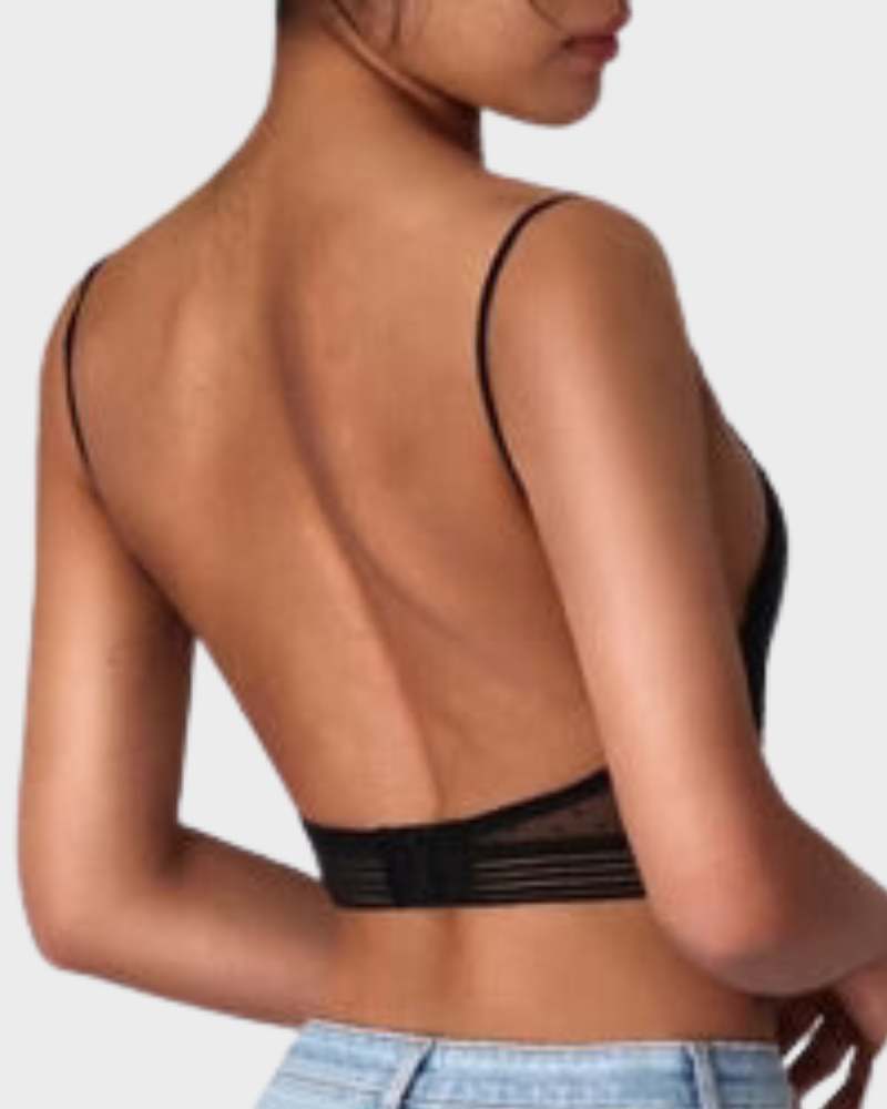 Soutien-gorge en dentelle douce à bande extensible extra-large