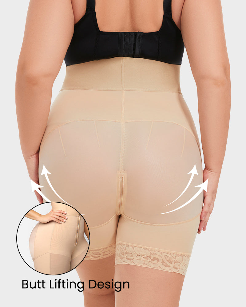 Pantalones cortos de cintura ultra alta con diseño de ballenas SheCurve® 