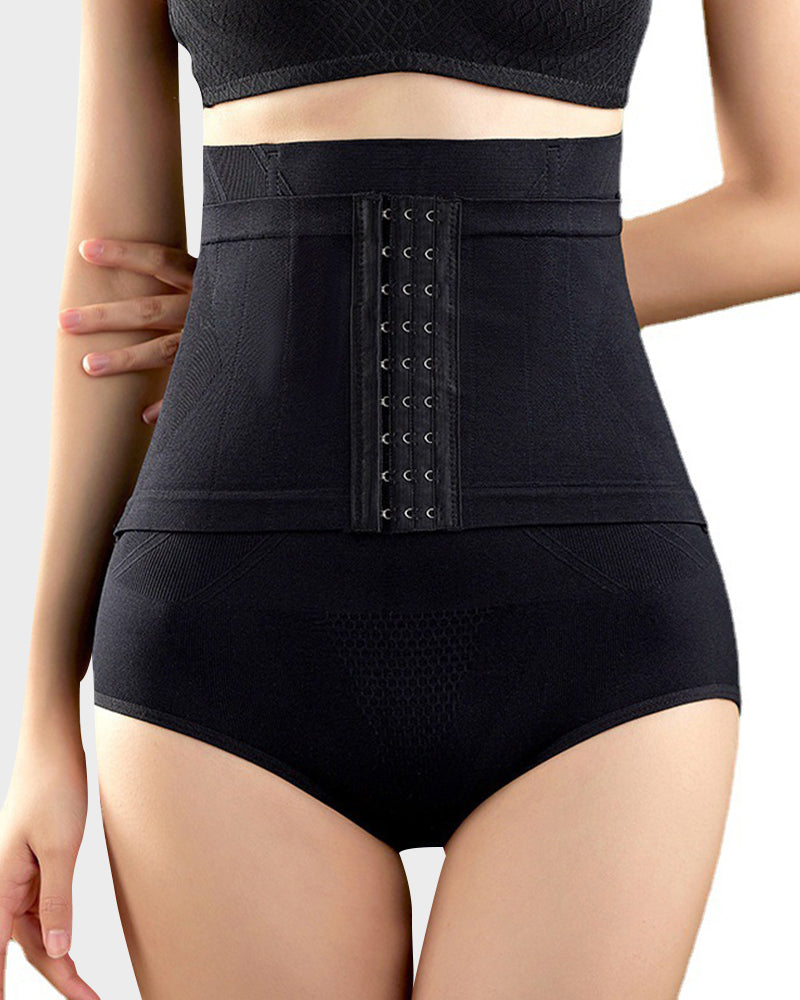 Double-Layer High Waist Tummy Control Shaping Panty