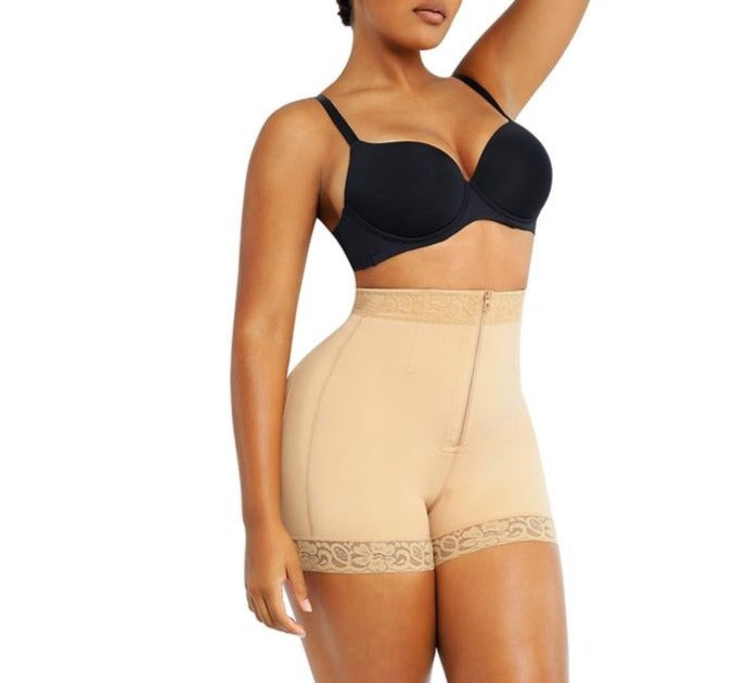 SheShape® High-Waisted Boned Shaping Shorts