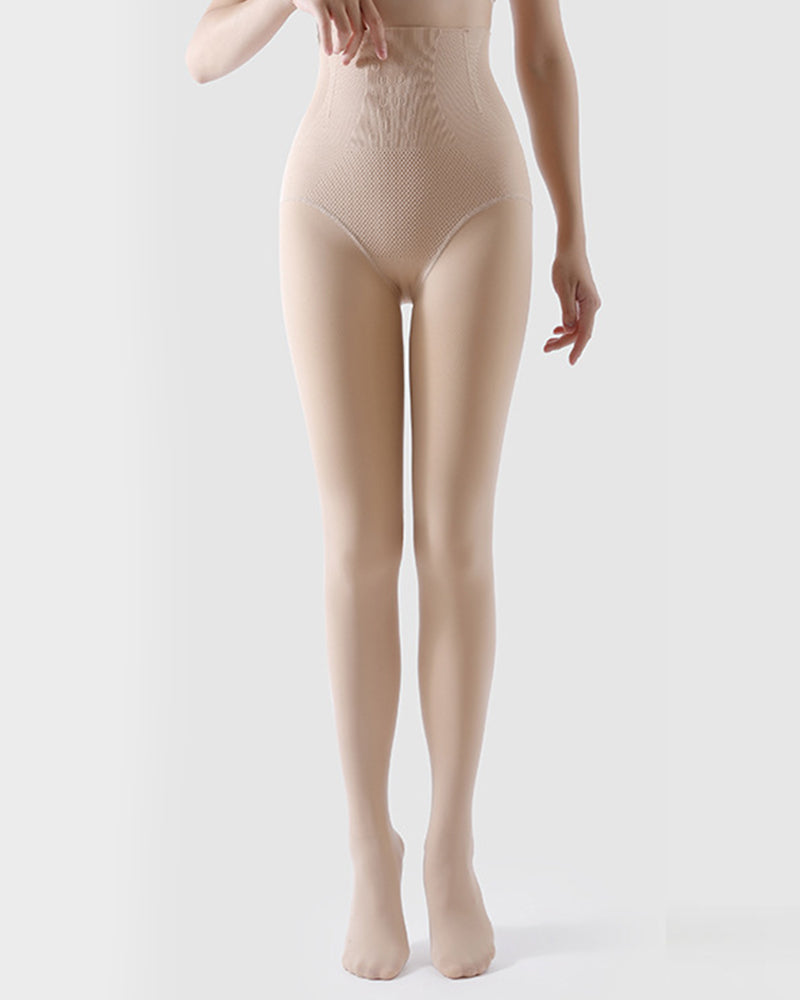 Collants sculptants taille haute doublés en polaire