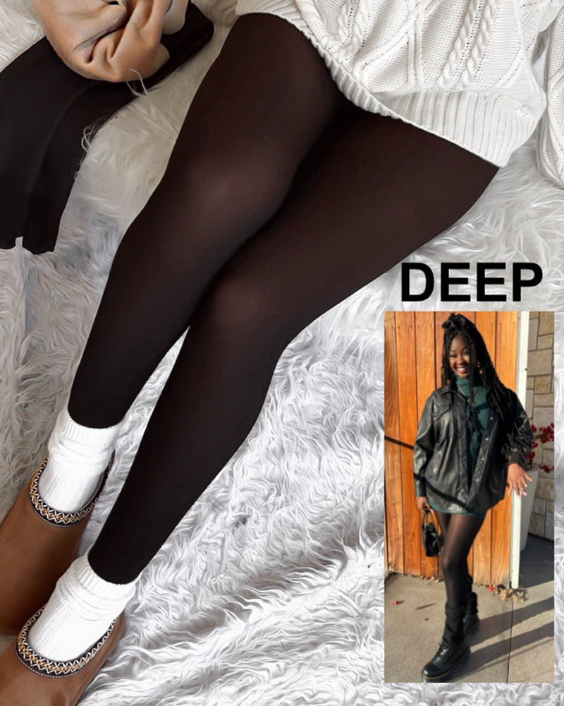 SheShape® Translucent Fleece Lined Tights