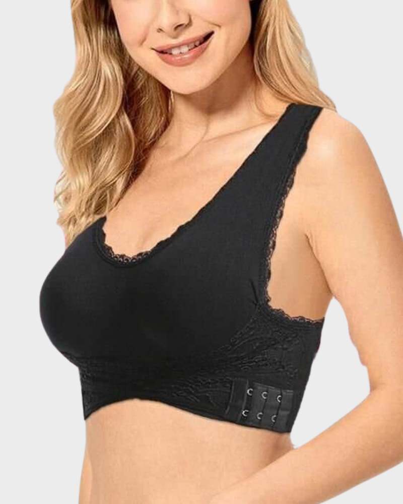 Soutien-gorge push-up en dentelle respirante et confortable SheCurve®