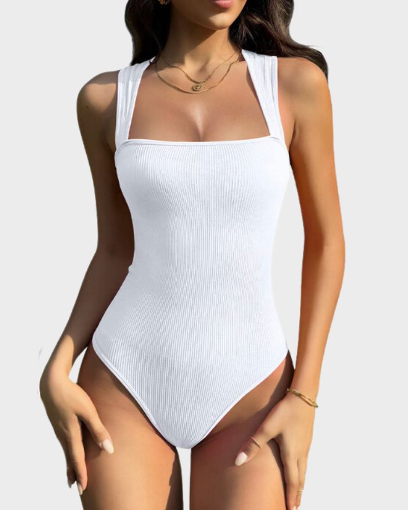 Sleeveless Tummy Control Tank Tops Bodysuits