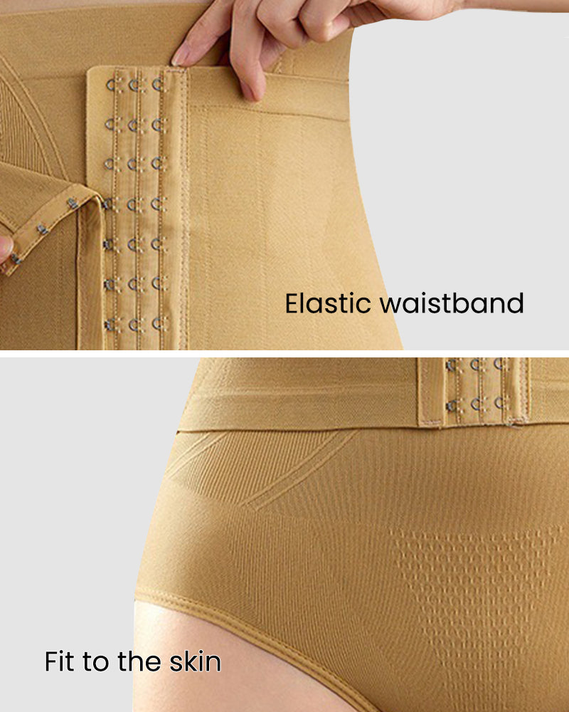 Double-Layer High Waist Tummy Control Shaping Panty