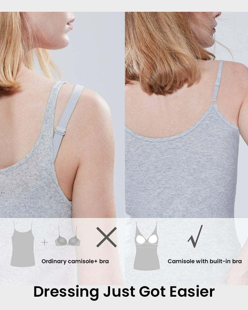 SheShape® Women’s Fly Free Cooling Cami with Built-in Bra