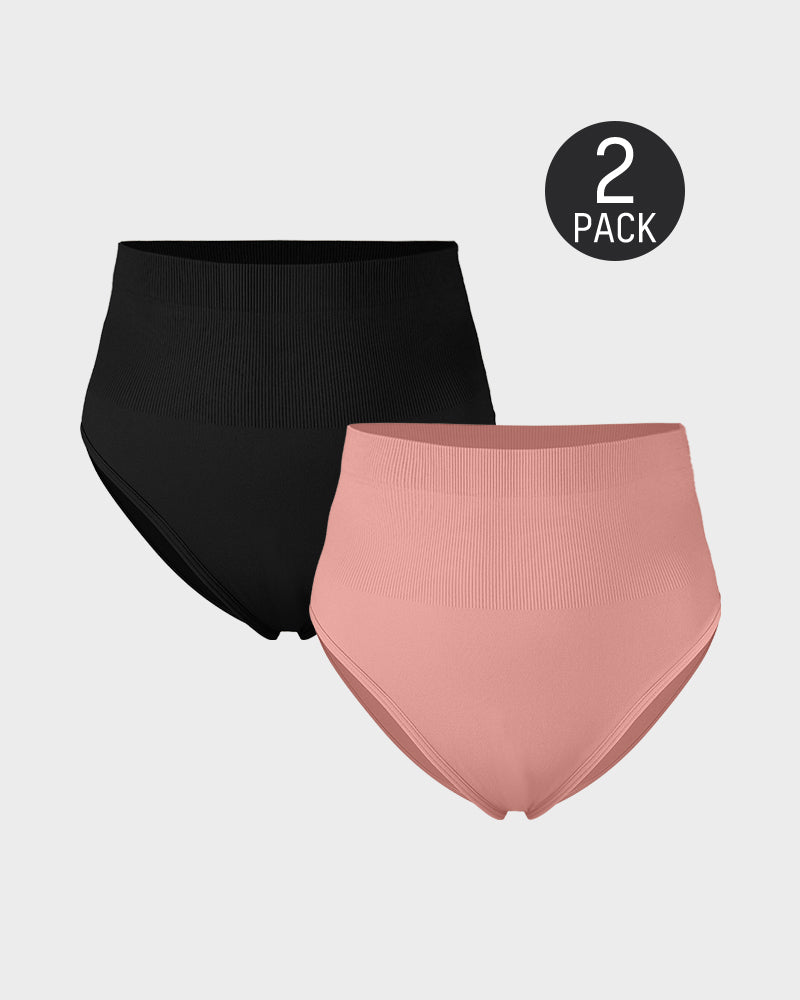 Culotte gainante taille moyenne (lot de 2) 