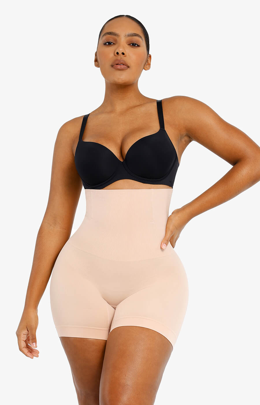 SheShape® Comfort High-Waist Boned Shapewear Shorts