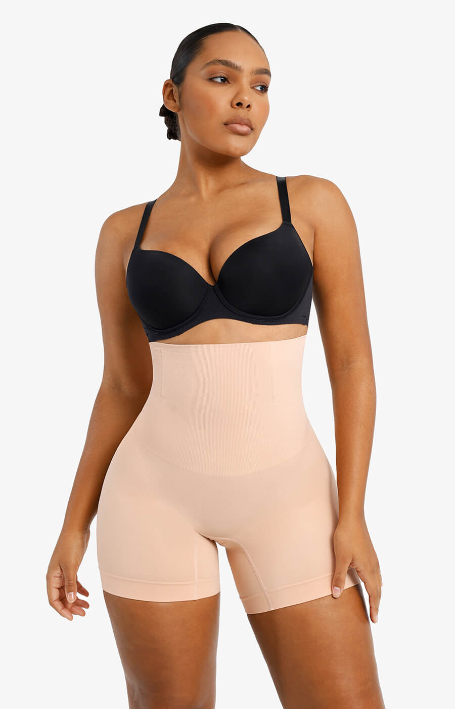 SheShape® Comfort High-Waist Boned Shapewear Shorts