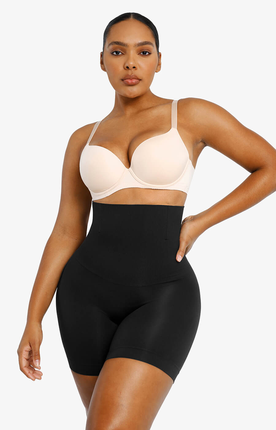 SheShape® Comfort High-Waist Boned Shapewear Shorts