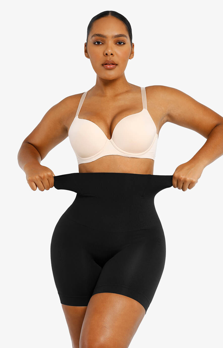 SheShape® Comfort High-Waist Boned Shapewear Shorts