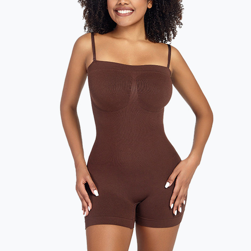 Strapless Slip Shapewear Bodysuit