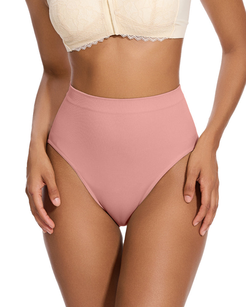 Mid-Waist Tummy Control Brief Panty (2 Pack)