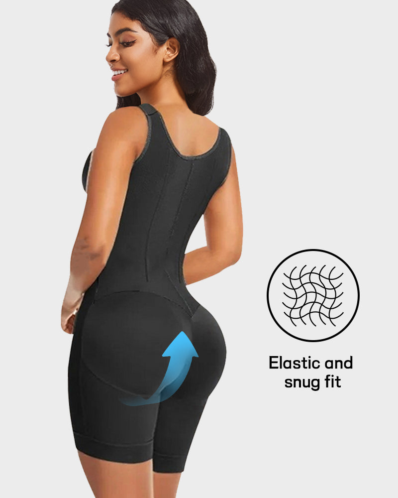 Post-Surgery High Compression Knee-Length Shapewear