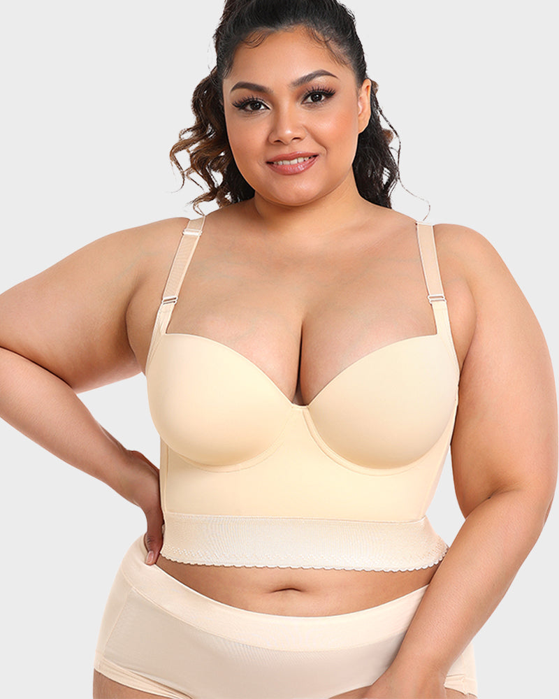 Soutien-gorge push-up longiligne avec effet gainant intégré SheCurve®