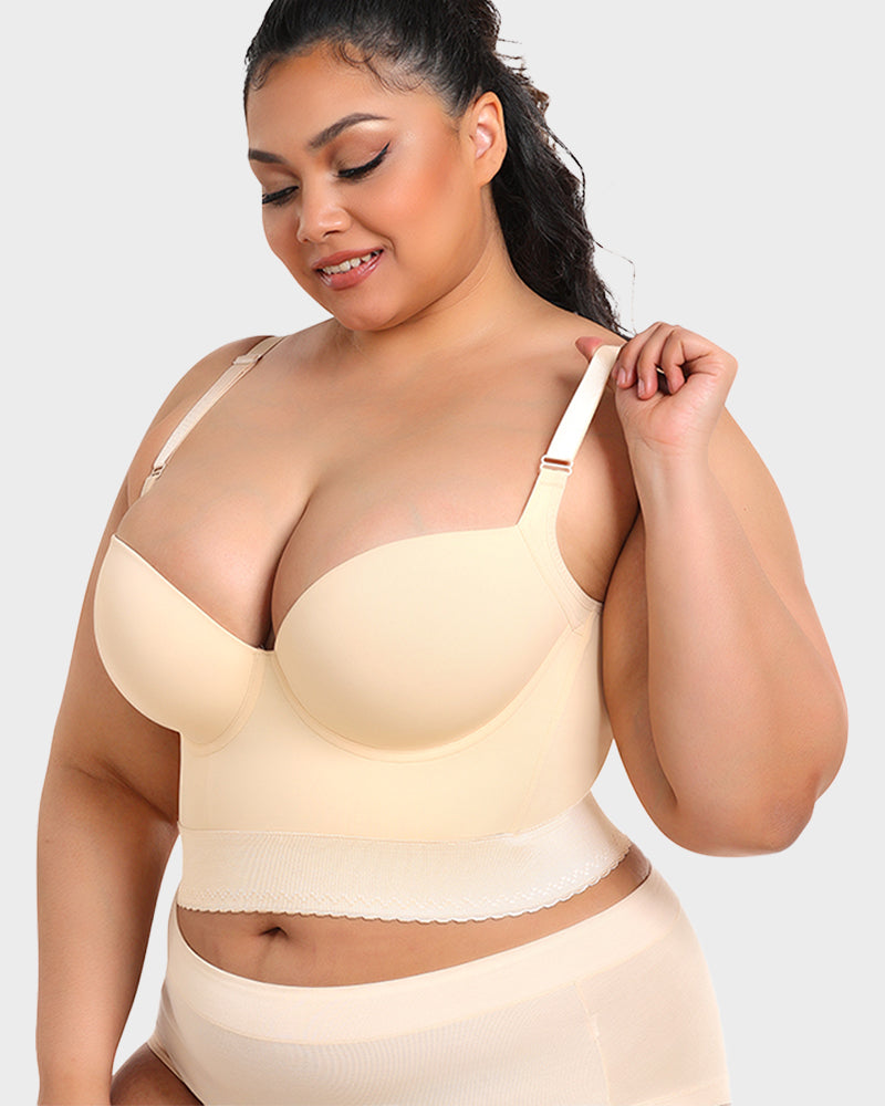 Soutien-gorge push-up longiligne avec effet gainant intégré SheCurve®