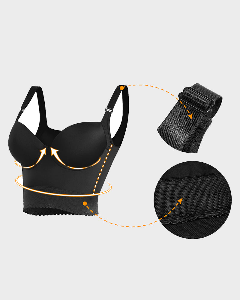 Soutien-gorge push-up longiligne avec effet gainant intégré SheCurve®